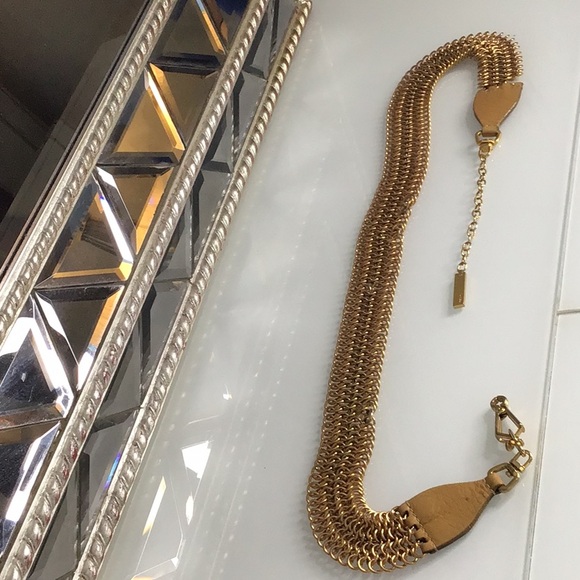 Vintage 90s Prada Gold Chain Link Belt - Picture 5 of 7